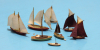 8 kleine Segler  - Bastelware
